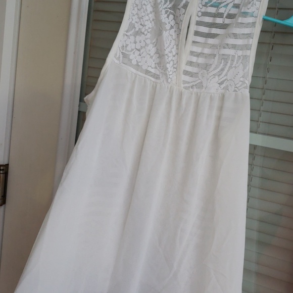 Donated. New white Flowy Top - Picture 5 of 7